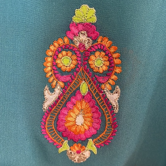 Embroidered Owl, Racerback Tank Top by Fish Fry (Anthropologie) - Picture 11 of 11